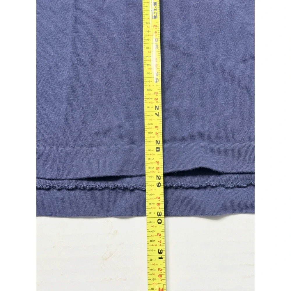 Polo Ralph Lauren XL Blue Patchwork POLO Spellout T Shirt Americana Tee